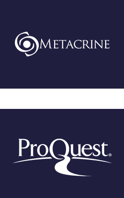 Metacrine and ProQuest logos