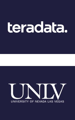 teradata and University of Nevada Las Vegas logos